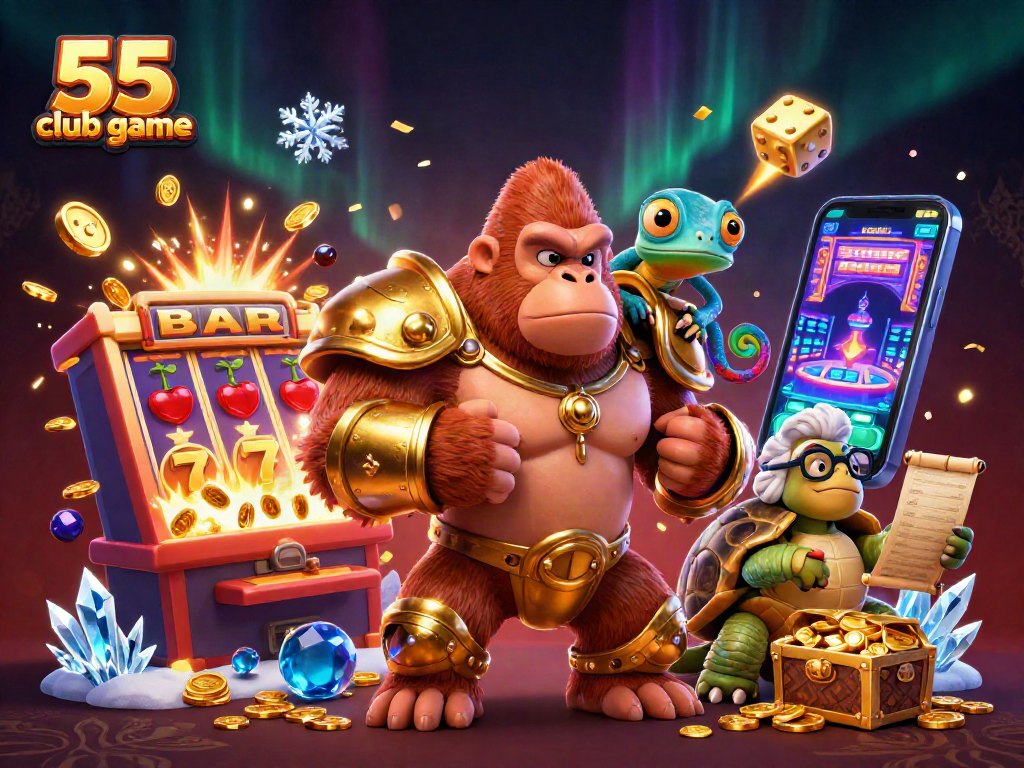 Experience exhilarating gameplay with the 55 club game featuring vibrant characters and dynamic casino elements.