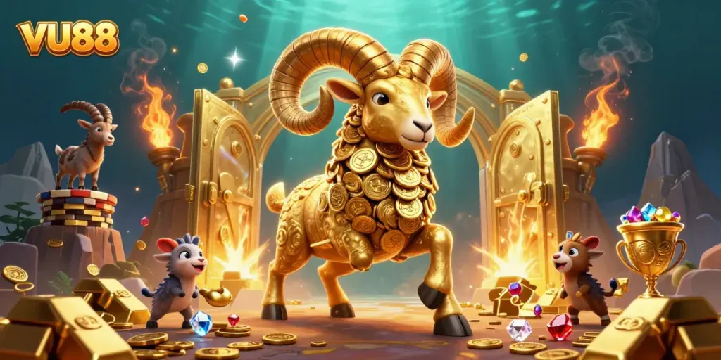 Experience thrilling adventures at VU88 Casino with our vibrant 3D illustration.