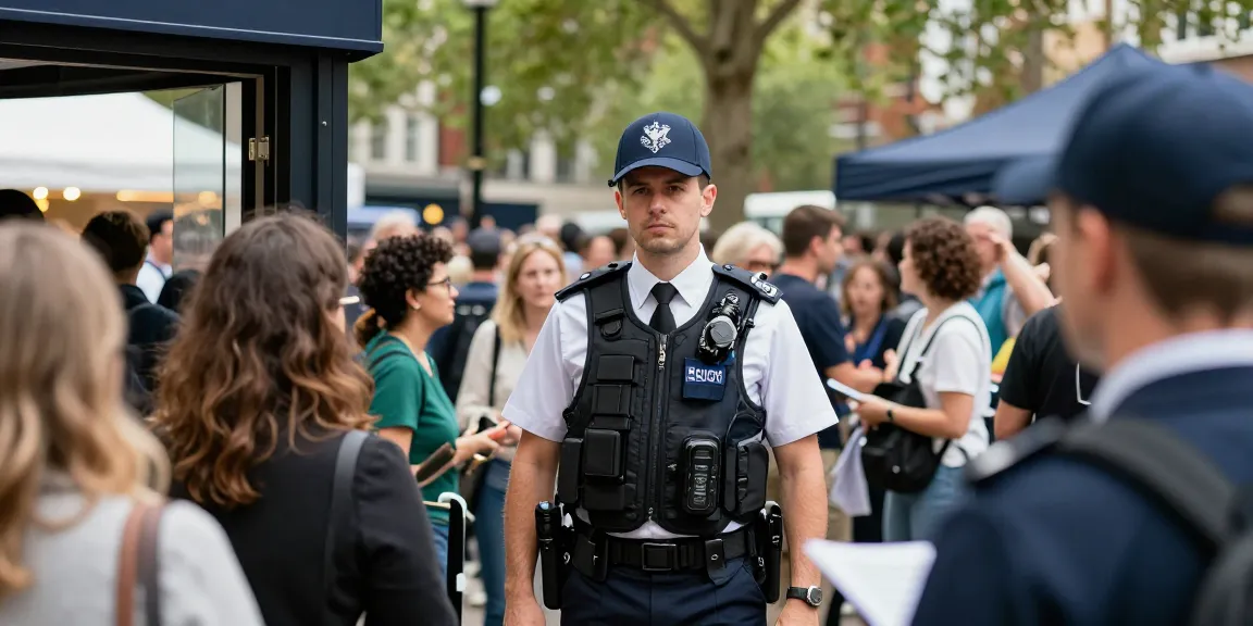 Trusted Security Services provider ensuring safety at a local event