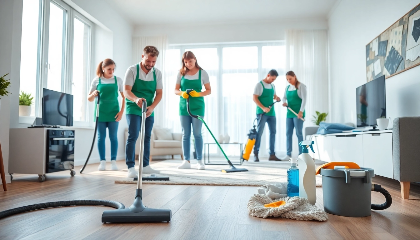 Offering detailed cleaning services near me with a professional team in a modern home.