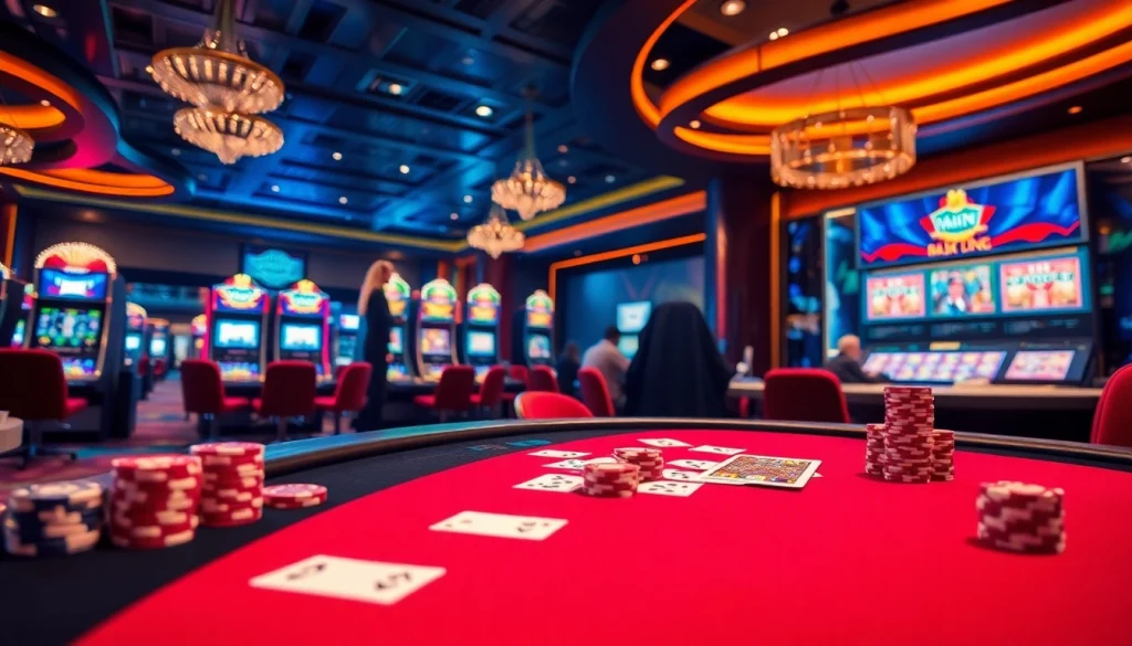 Experience the excitement of online gambling with thrilling games at https://jbo.center/ featuring vibrant casino visuals.