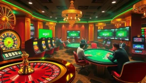 Experience the thrilling atmosphere of trang chủ go8 with vibrant casino gaming elements.
