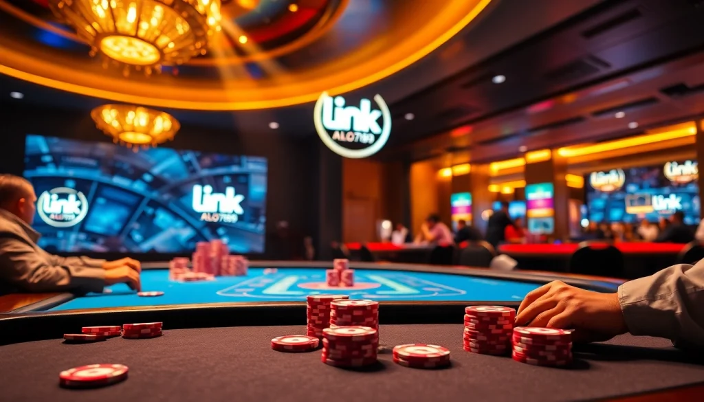 Experience the excitement of Link ALO789 with engaging online gaming visuals.