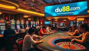 Experience the excitement of betting at du88.com with vibrant casino games and professional players.