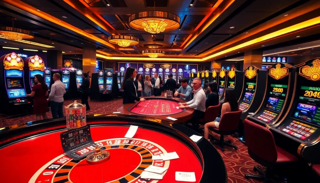 Experience the thrill of casino gaming at okfun com, featuring exciting tables and vibrant atmosphere.